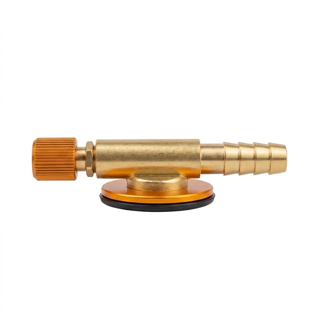 DLC Gas Canister Hose Adapter and Control Valve
