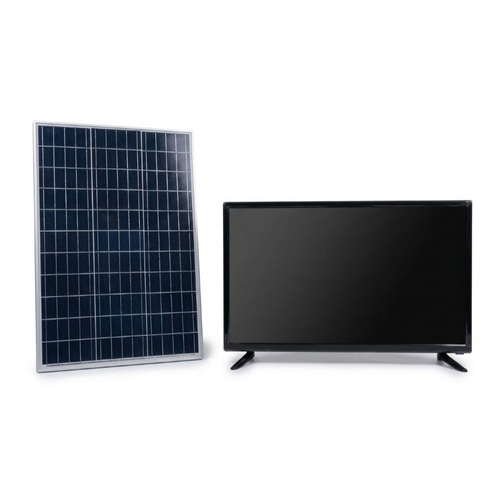 شاشة 32 بوصة بطارية طاقة شمسية