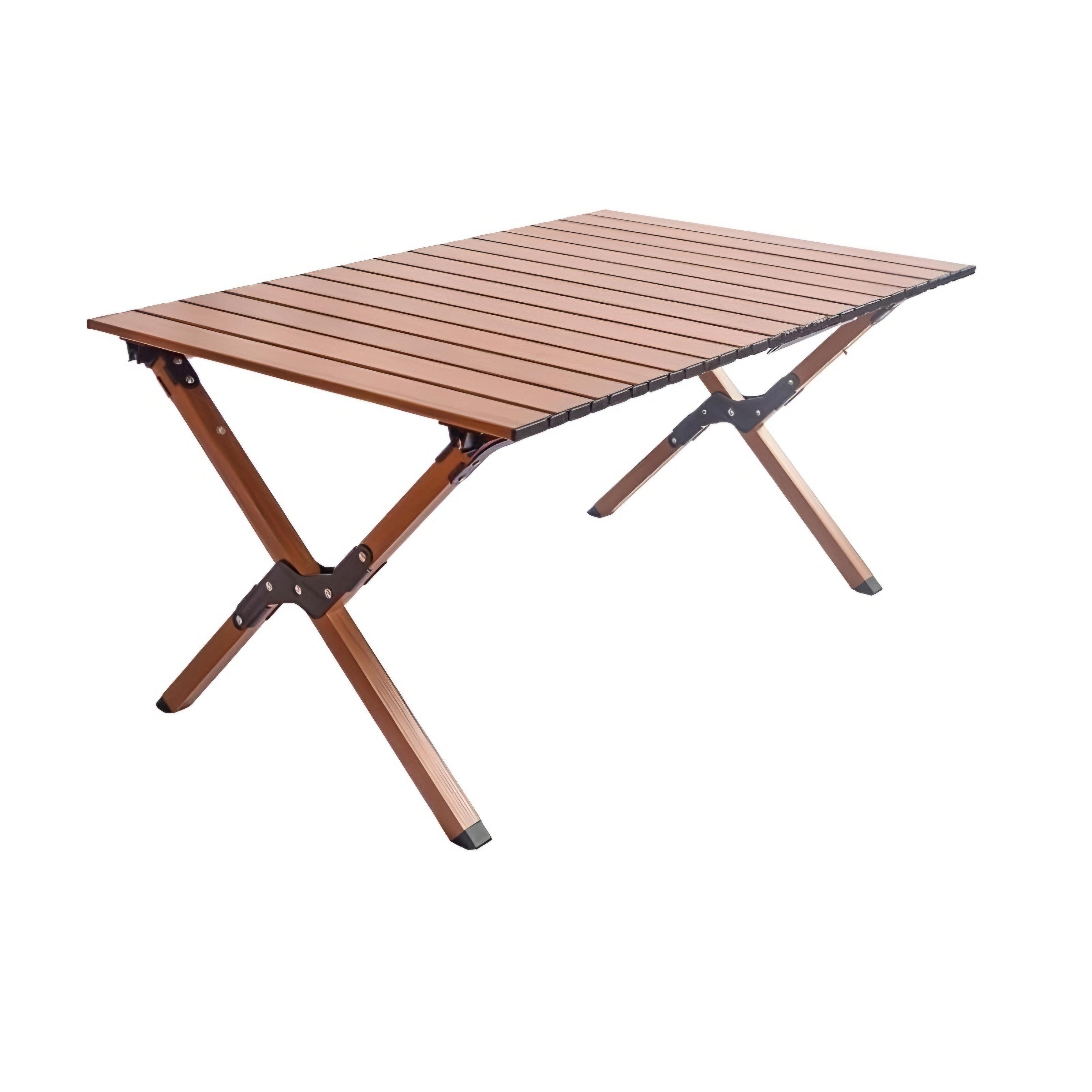 "طاوله 2 ارجل  المونيوم سفط  87*60*45"